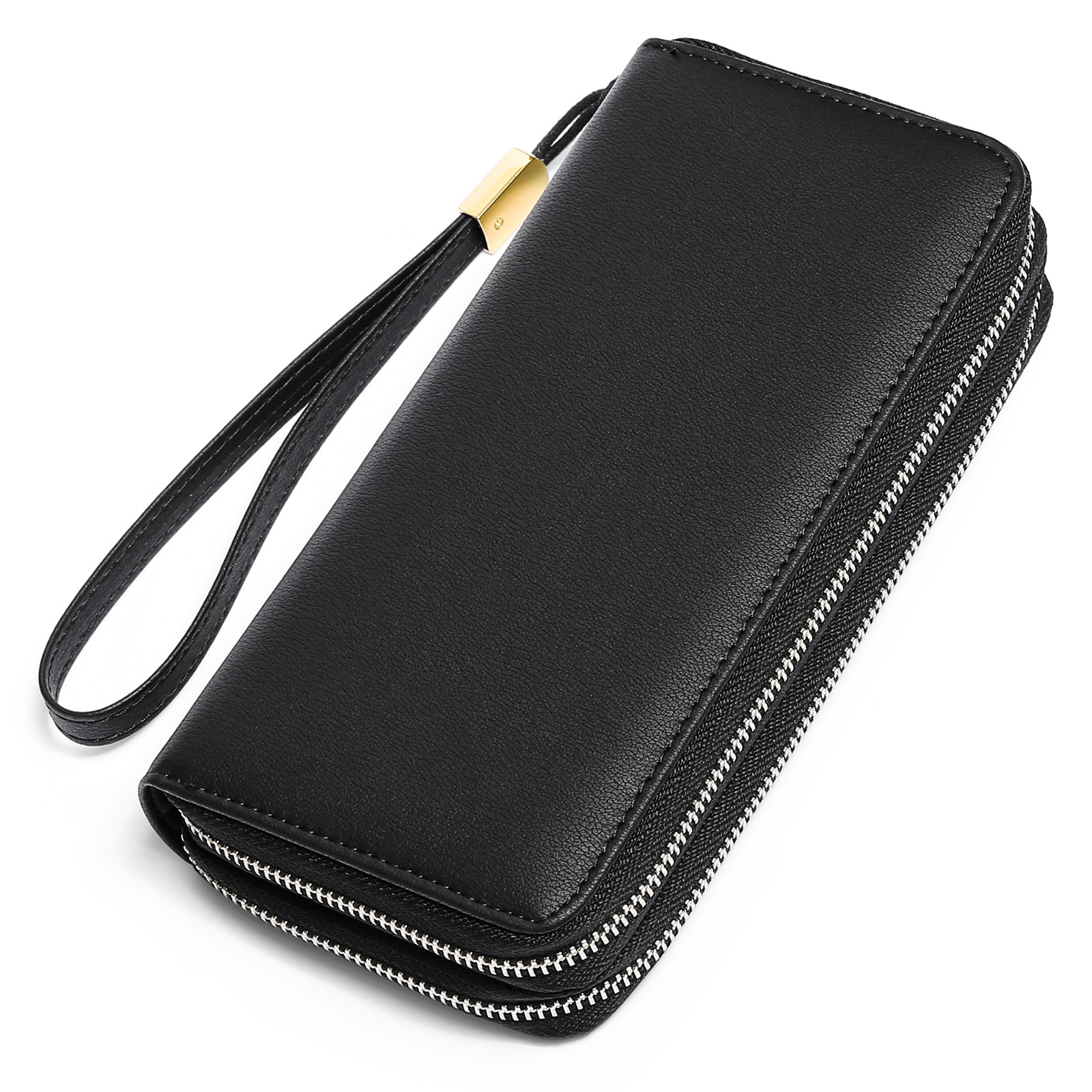 Designer Wallet New Long PU Leather Multifunctional Hand Held Bank Card Storage Passport Bag Double Zipper Wallet Luxury Wallet Key Pouch Mini Handbag