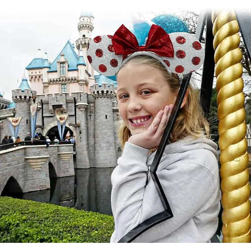 Disney Mickey Mouse Ear Headband Mermaid Peter Pan Holiday Party Headwear EARS COSTUME Cosplay Plush Adult/Kids Christmas Gift Z250504