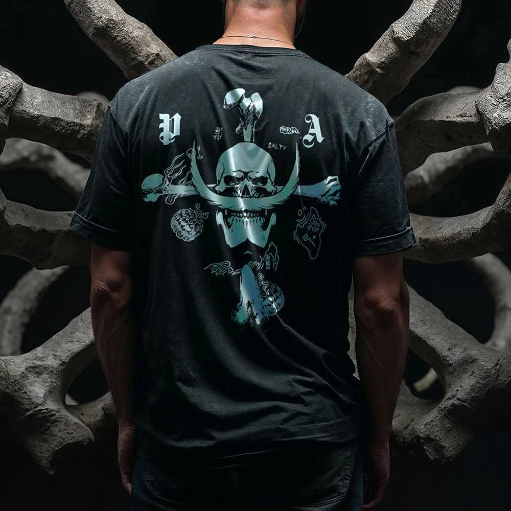 2025 Anime One Piece Luffy Washed T Shirt Men Printed Cotton T-Shirt Short Slve Ts Oversized Tops Fashion Strtwear Unisex X250504
