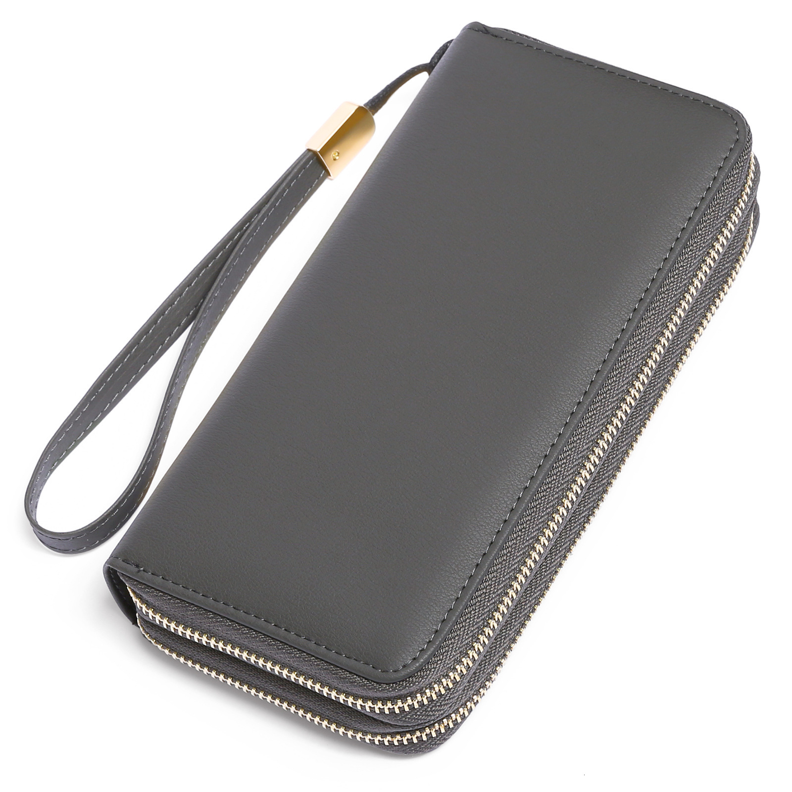 Designer Wallet New Long PU Leather Multifunctional Hand Held Bank Card Storage Passport Bag Double Zipper Wallet Luxury Wallet Key Pouch Mini Handbag
