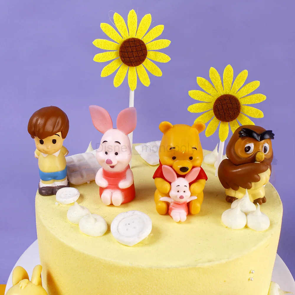 Disney Cartoon Winnie The Pooh Piglet Tigger Eeyore Rabbit Owl Anime Action Figures Toys Collection Model Doll For Kids Christmas Gift Z250504
