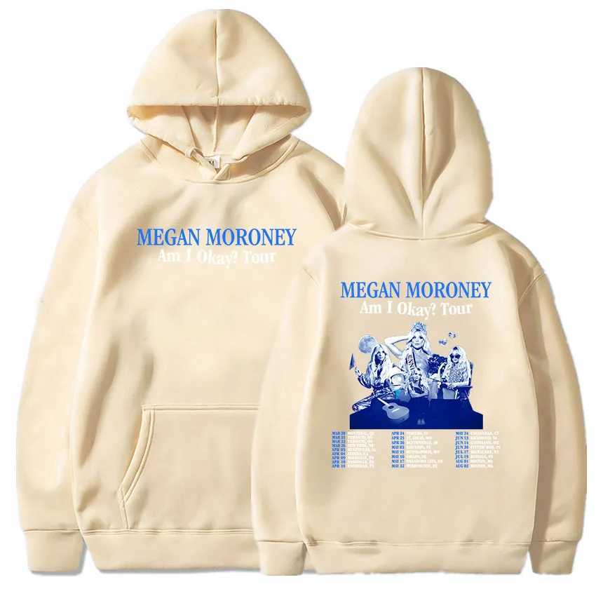Am I Okay Tour 2025 Hoodies Megan Moroney Printing Sweatshirt sudaderas hombre Men/Women Clothes Casual Long Sleeve Winter Hoody X250504