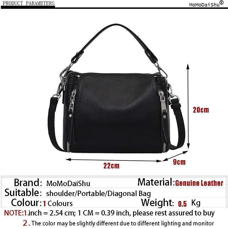 2024 New Genuine Designers Women Messenger Bags Females Bucket Leather Crossbody Shoulder Bag Handbag Bolsa