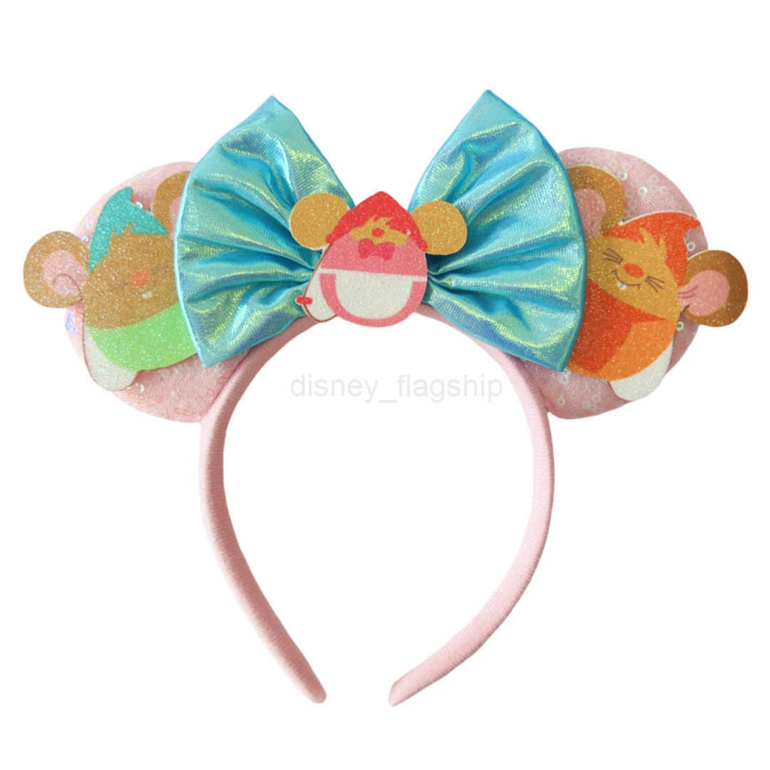 Disney Birthday Party Mickey Mouse Ear Headband Makeup Princess Decoration Role Playing Costume Holiday Gift Girl/AdultXJ250504