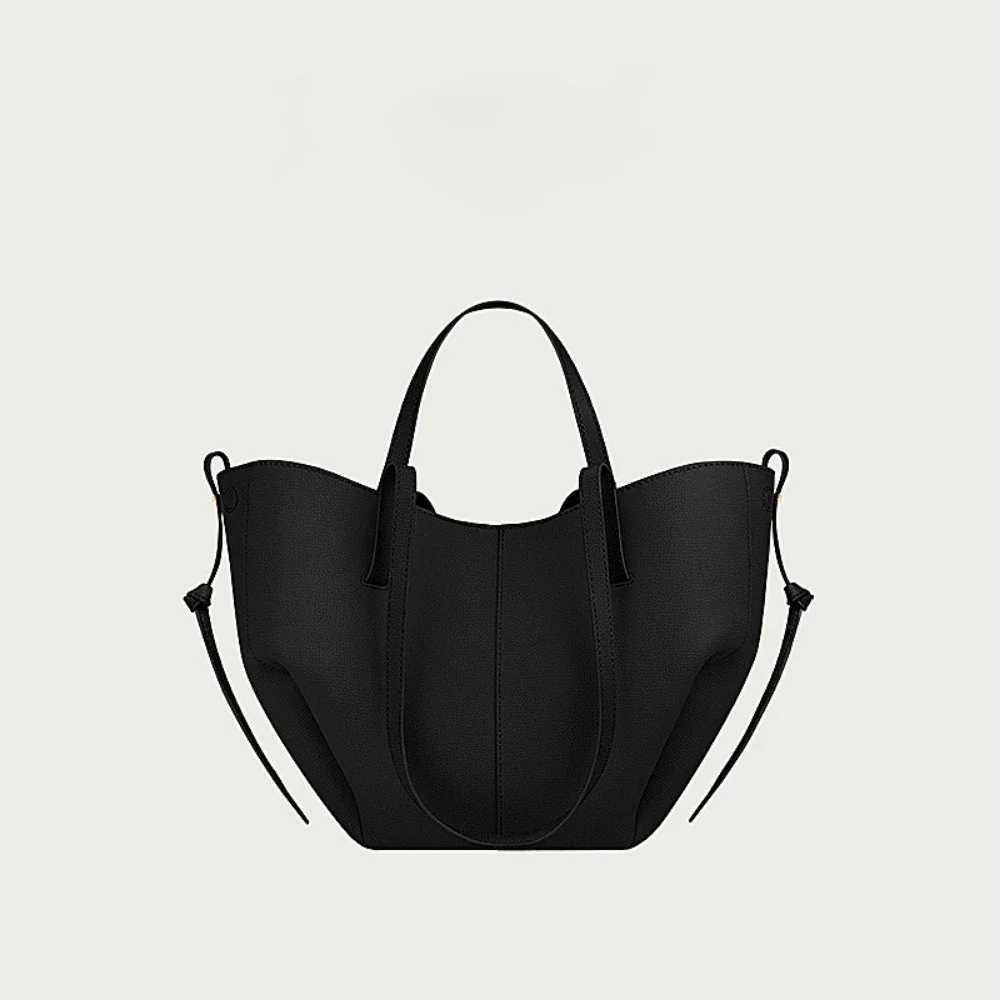 Large capacity wing bag ten font handbag retro European and American niche bucket arm pit handbag fashionable elegant classic styleW250504