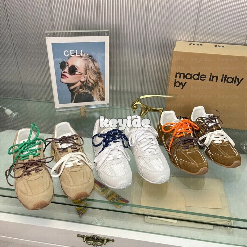 Designer Canvas Casual shoes leather sneakers Low Heel flats Knot Loafers Luxury Women Running irregularity Matte Canvas Running Casual shoes
