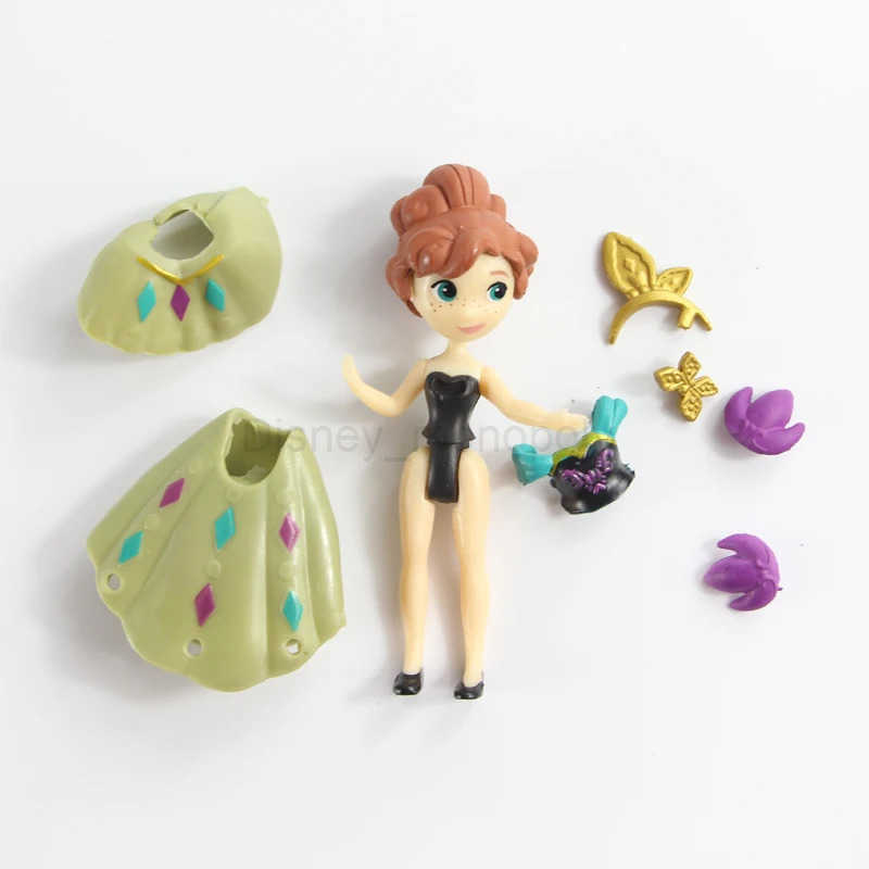 Disney 5 pieces/set of frozen cute components Elsa Anna Olaf Sven Kristoff action picture toy cake decoration Z250506