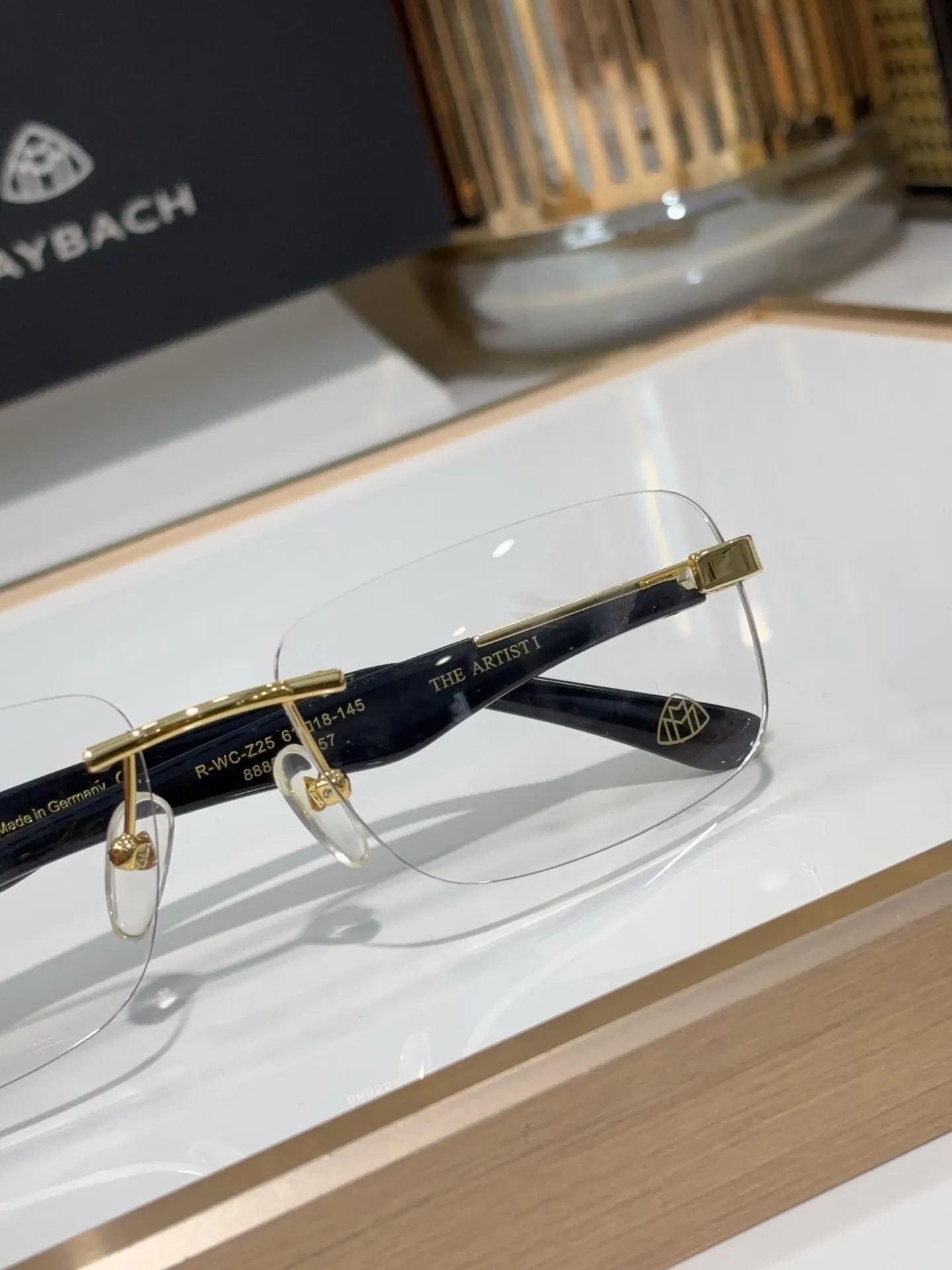 Sunglasses MAYBACH Luxurious Quality Designer Sun glasses for Men and Women Classic Goggle Beach Retro Lens Fashion Eyeglasses With Box Z25 THE ARTIST