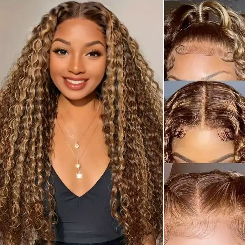 lace Fashionable 13 * 4 wig hot selling small rolled tube explosive head long rolled hair cover