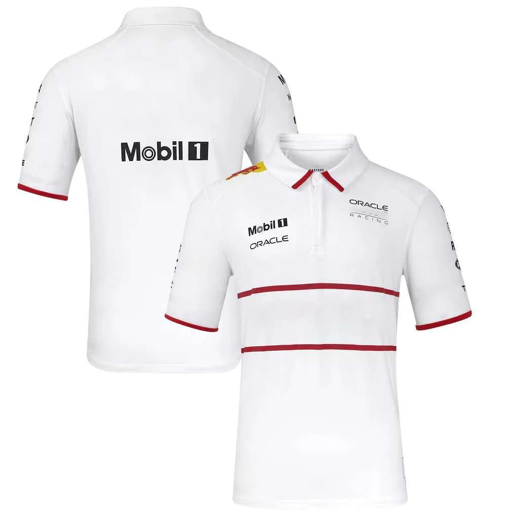 Racing 2025 New F1 Outdoor Extreme Sports Quick Drying Cycling Shirt Japan Verstappen No.1 Red Animal Bull Polo Short