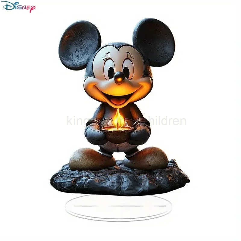Disney Mickey Mouse animated character 2D acrylic decorative stand Mickey Mouse desktop decoration cartoon decoration childrens holiday gift W250504