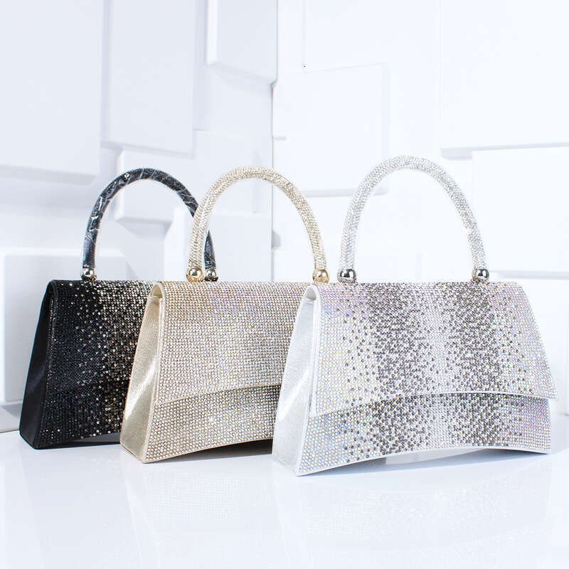 New Bag Exquisite rhinestone gradient chain Women's Evening Banquet bag
