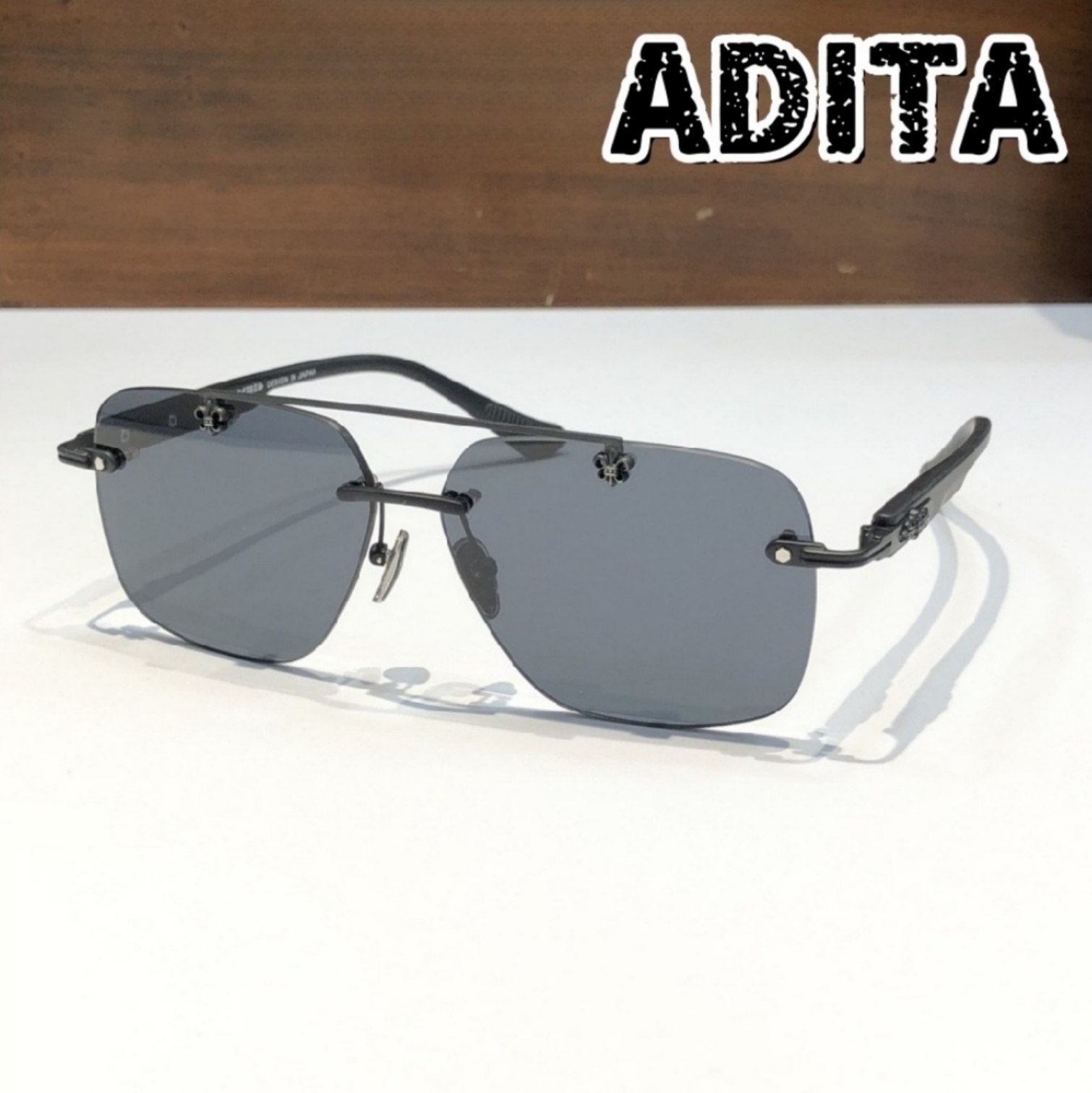 High Quality Men Sunglasses Classic Luxury Designer Women Glasses Titanium Punk Business Design Prescription Spectacle Frames UV400 with box 8136 SIZE