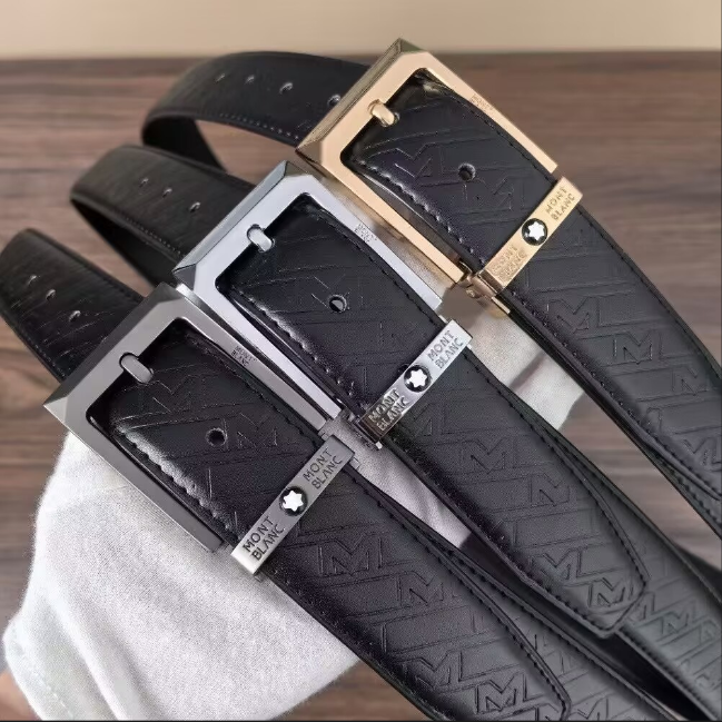 MB Business Man Black belts Designer belts Jeans belt Luxury White Star Belt with Hexagon Charm Men Vintage Mont Leather Belt Nice Husband's Gift