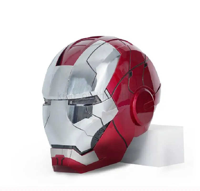 Disney Iron Man 1 1 Helmet Mk5 Mk50 Avengers War Machine Cosplay Electric Open Close English Voice Remote Control Toys Christmas Gifts W250504