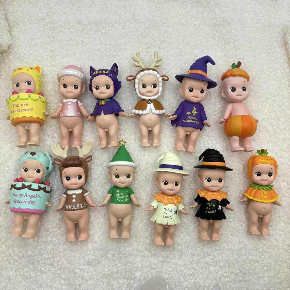 SonnyAngel Mini Character Holiday All Saints Birthday Series No Bag Blind Girl Mystery Box Toy Free shipping