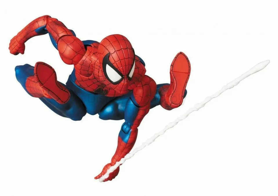 Disney Marvel Spider Man Mafex 075 the Amazing SpiderMan Comic Ver Joints Movable Figure Model Toys 16cm Z250504
