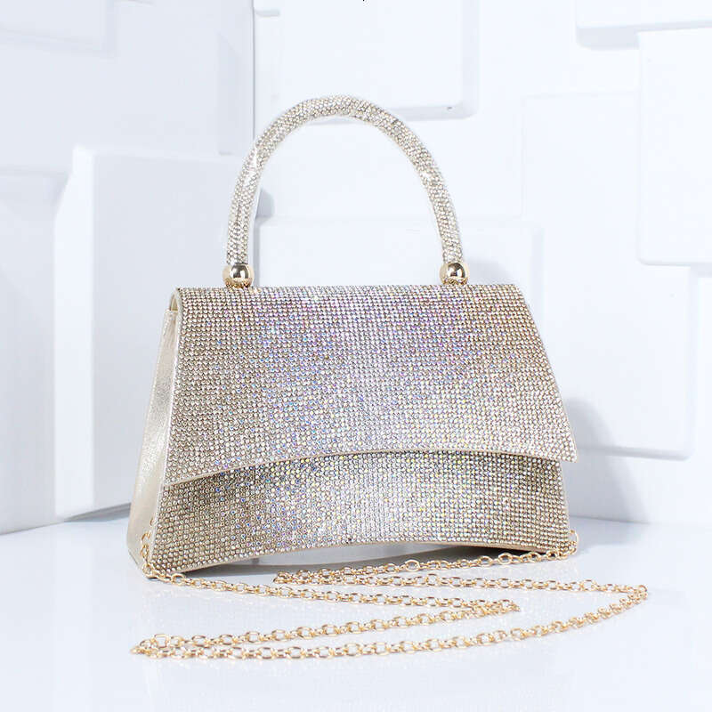 New Bag Exquisite rhinestone gradient chain Women's Evening Banquet bag