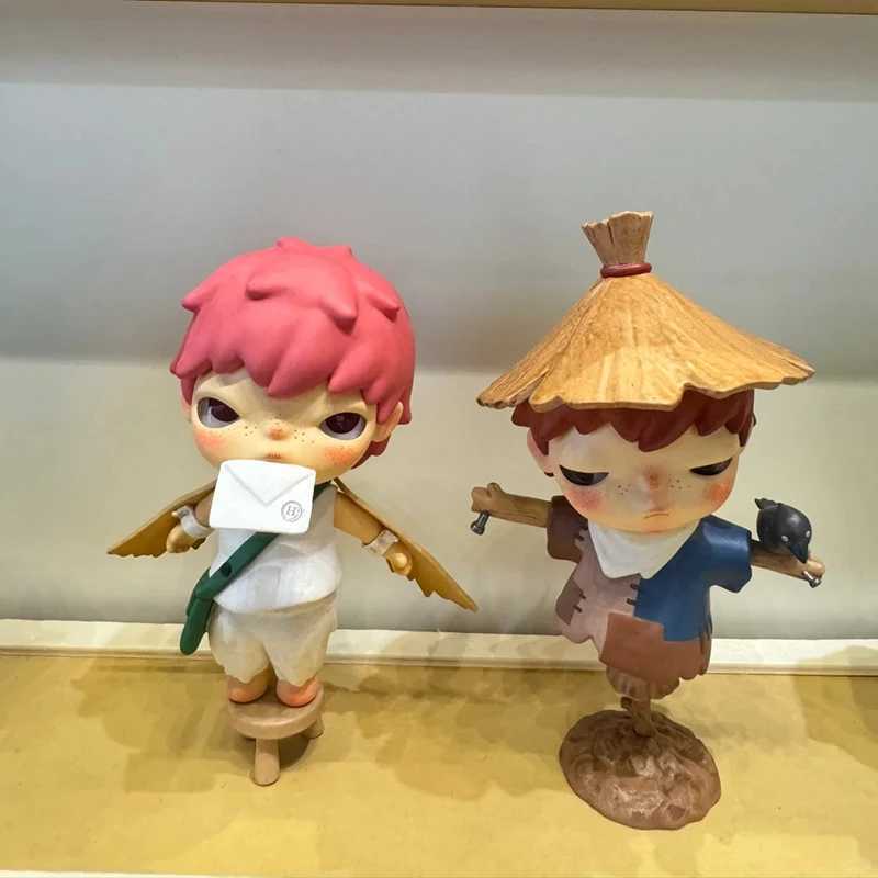 Authentic 16cm Hirono Shelter Series Blind Box Action Chart Trend Chart Family Mystery Box Doll Series Kaii Christmas Gift Z250504