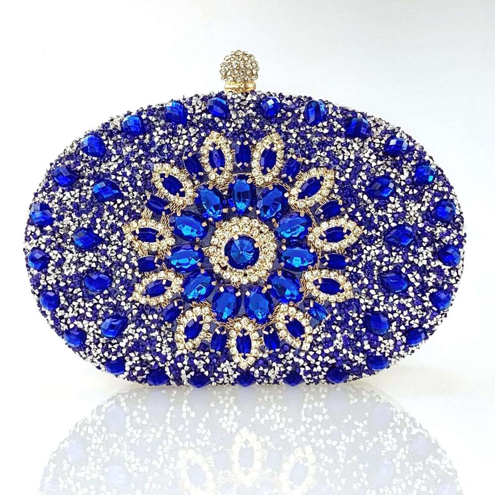 Dinner Bag New Shell Full Of Sparkling Powder Glass Water Diamond Birthday Wedding Party Fashion Handheld Evening Bag KQ