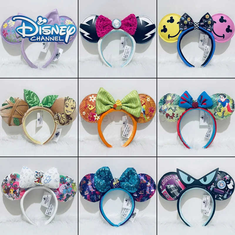 Disneymini Mouse Ear Headband Role Playing Hair and Glitter Bow Party AccessoriesXJ250504