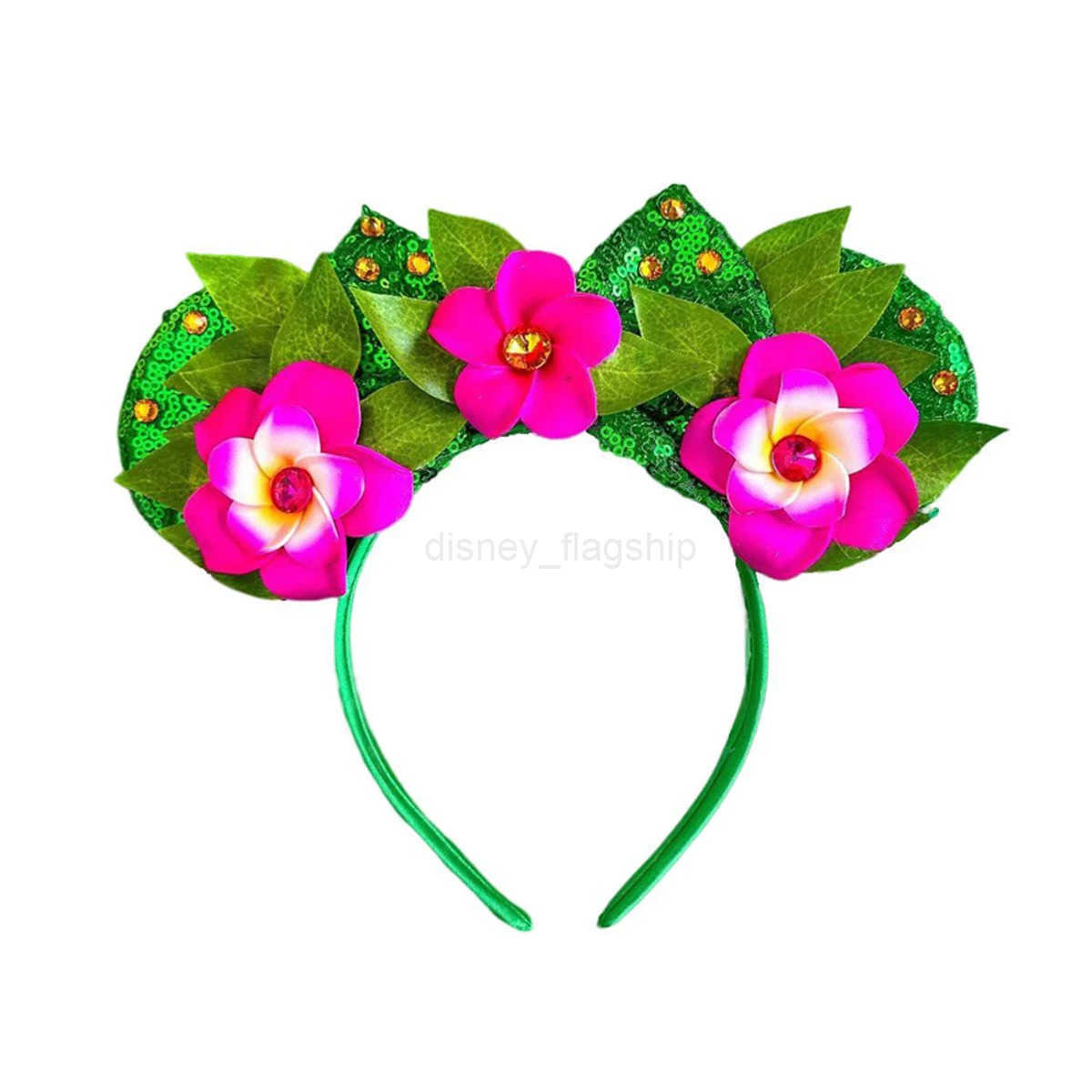 Disney Mickey Mouse UP Ears Hair Accessories for Women Flying House Balloon Travel Sequins Hairbands Girl Headband Kids Bow eadwearXJ250504