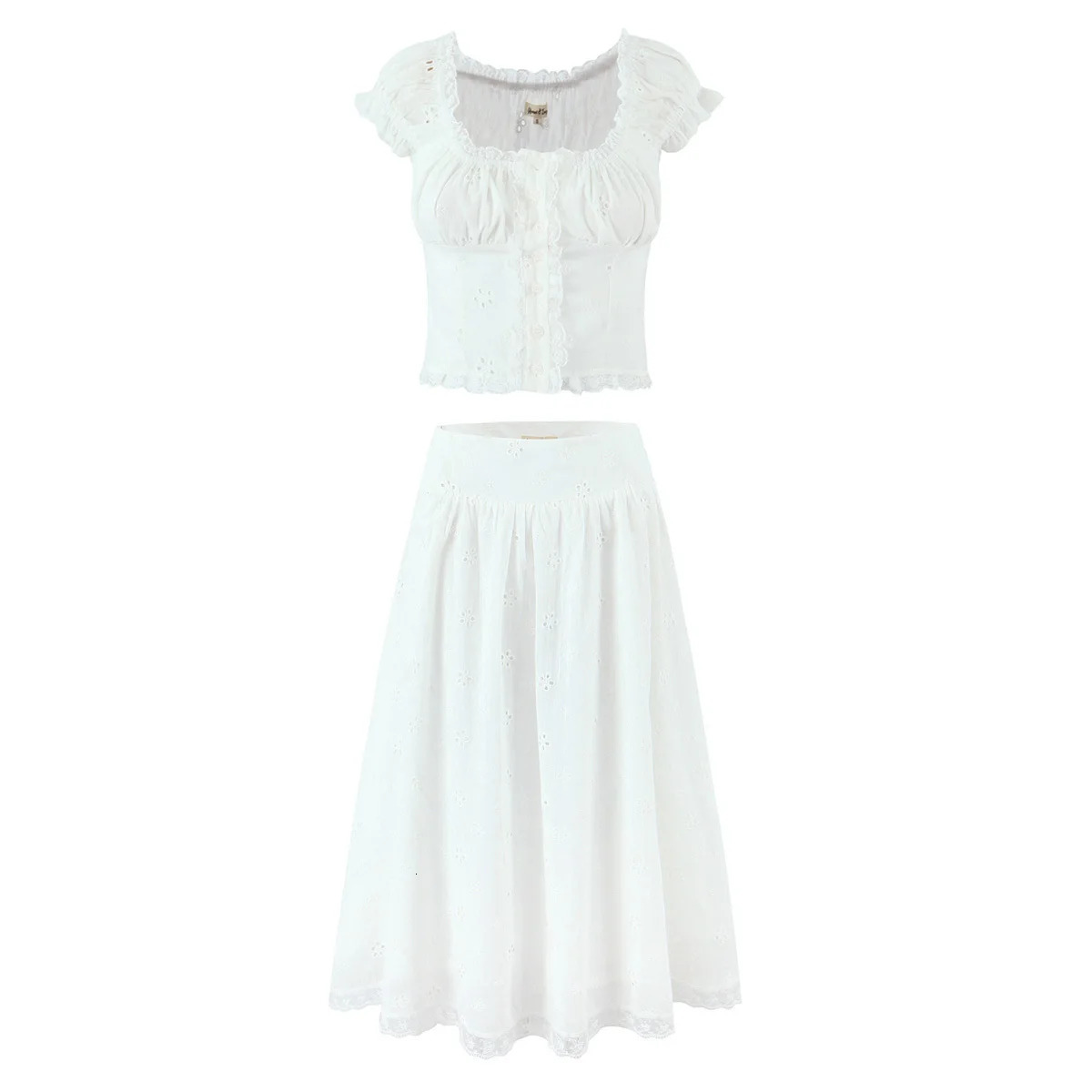 European and American style 2025 twopiece hollow embryo long sleeved Tshirt 250430e