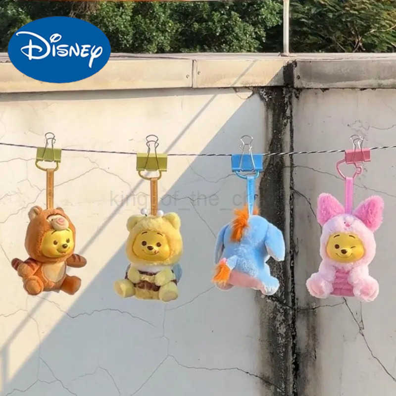 Disney Winnie Blind Box the Pooh Naughty Party Vinyl Plush Pooh Bear Bag Pendant Mystery Box Surprise Toy Cute Doll Decor Gifts W250504