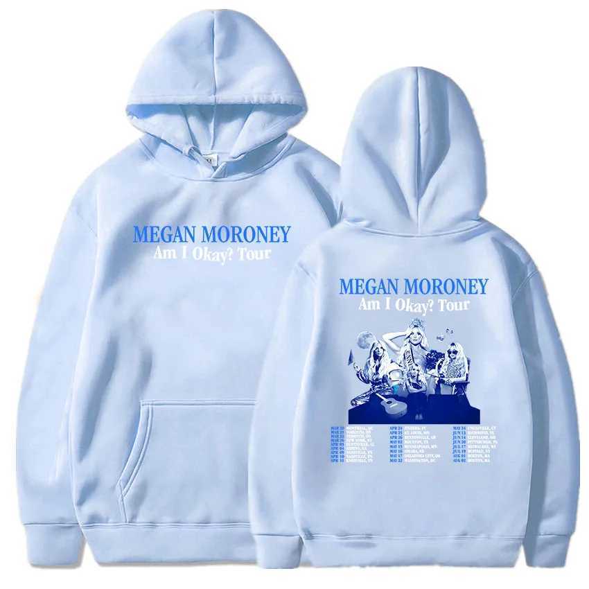 Am I Okay Tour 2025 Hoodies Megan Moroney Printing Sweatshirt sudaderas hombre Men/Women Clothes Casual Long Sleeve Winter Hoody X250504