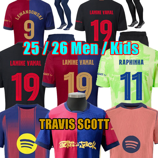 24 25 26 LAMINE YAMAL soccer jersey GAVI OLMO kits 2024 2025 2026 barcalona football shirt men kit youth kids sets