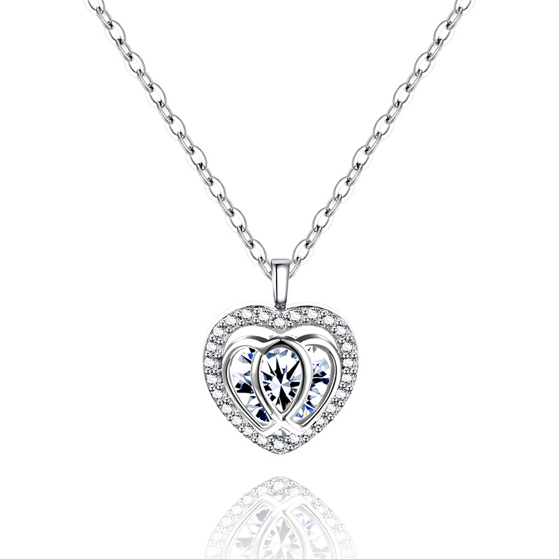 gold necklace luxury necklaces women pendant moissanite jewlery Brand Women Necklace Crystal Rhie Letter Pearl Necklaces Sweater Chain Accessories Par