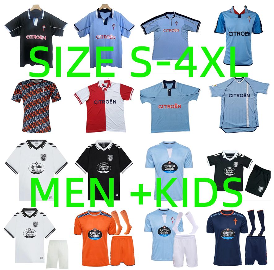 24 25 26 CeltaS de Vigo Soccer Jerseys 2025 2026 97 98 99 00 01 02 04 MOSTOVOI STRAND LARSEN BAMBA Paciencia FRAN BELTRAN IAGO ASPAS Gabri Veiga Men Kids kit Football Shirt