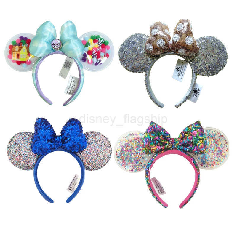 Disney Walt Disney Minnie Ear Headband for Women Disney Mickey Mouse and Friends Ears Plush Glitter Party Role Playing Girl AccessoriesXJ250504