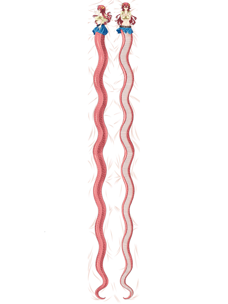 Full Size Hot Anime Japanese pillow case Miia Dakimakura Snake Long