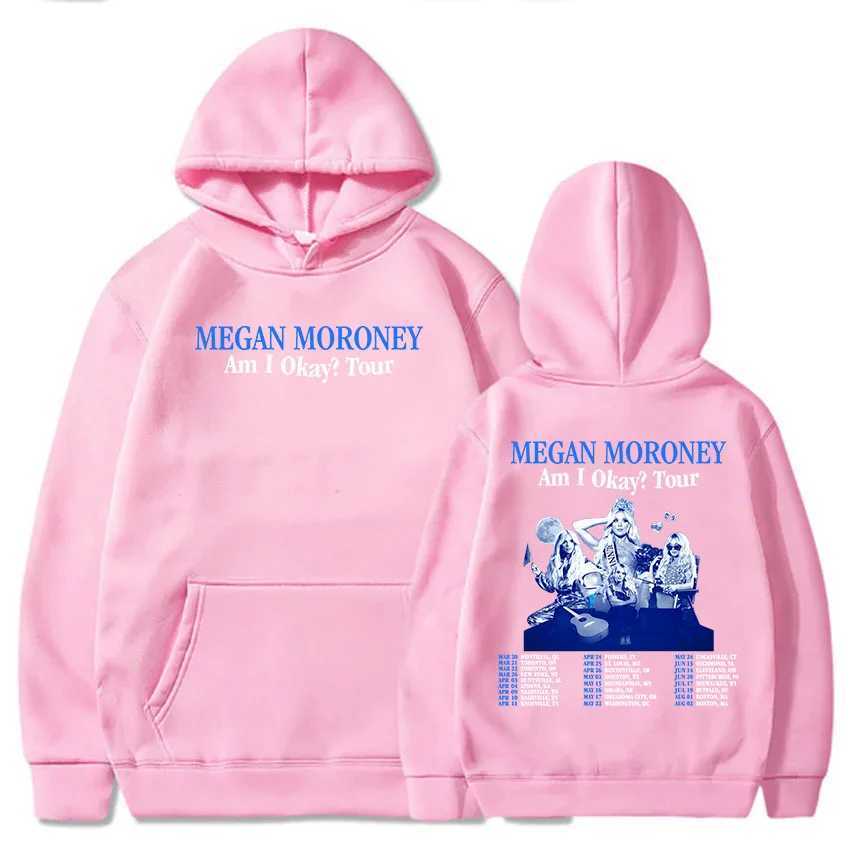 Am I Okay Tour 2025 Hoodies Megan Moroney Printing Sweatshirt sudaderas hombre Men/Women Clothes Casual Long Sleeve Winter Hoody X250504