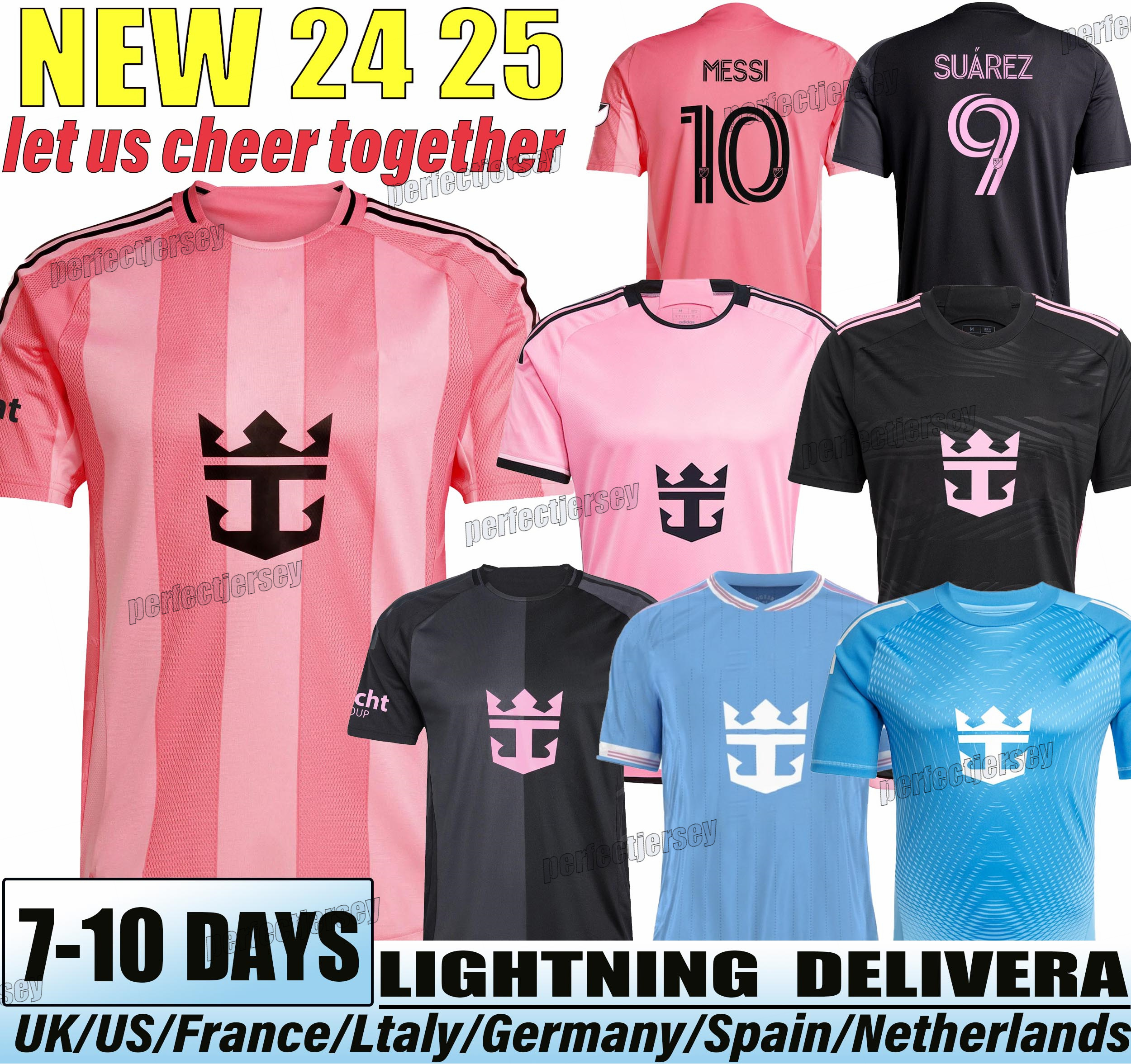 messie Jersey 24 25 CF Maglia Inter Player Fans version shirt Soccer Jerseys SERGIO Matuidi HIGUAIN JEAN FRAY CAMPANA YEDLIN MLSs 2024 football men kit kids