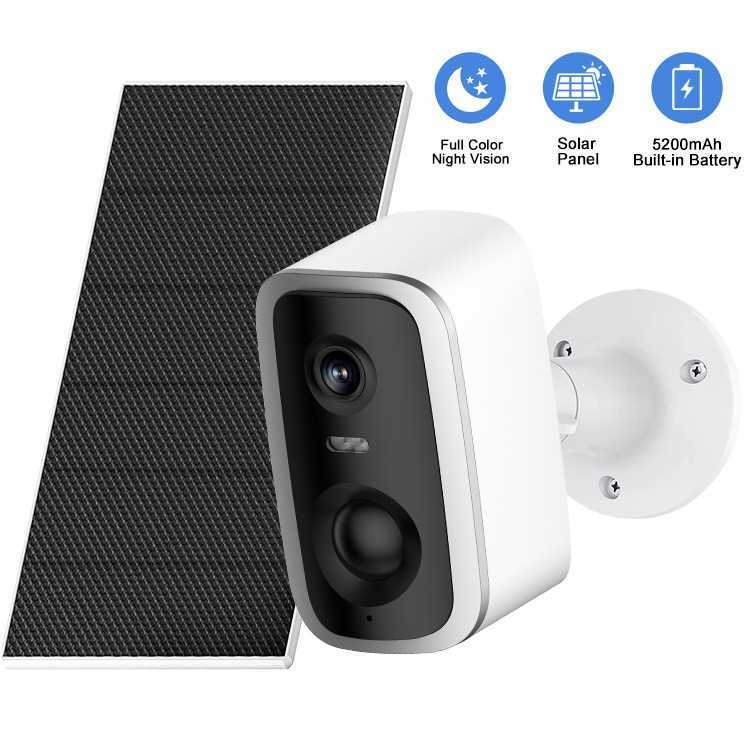 A best-selling 4MP high-definition outdoor solar-powered waterproof surveillance low-power smart camera Z241231