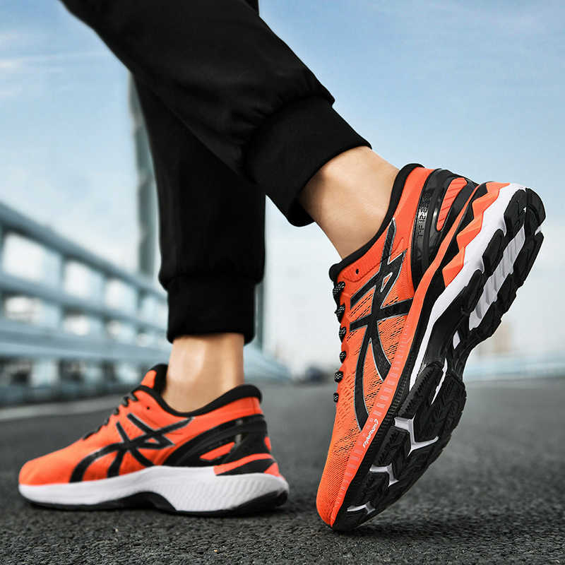 2023 Air Cushion Men Running Shoes Breathable Marathon Sports Lightweight Sneakers Womens Comfortable Athletic Training Shoes Z250227