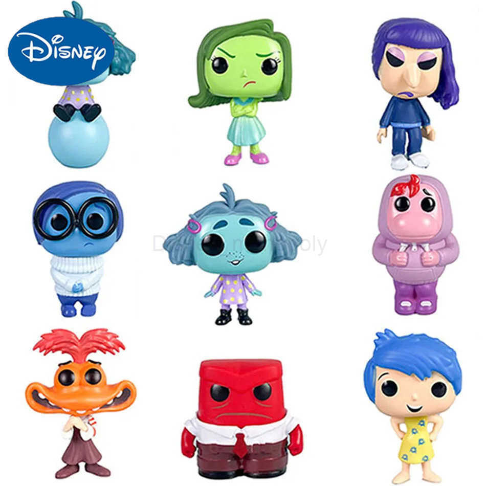 Disney 10cm Inside Out 2 Funko Pop Anime Figure Toys doll Decoration PVC model Figure for children Birthday Christmas Toys Gift Z250504
