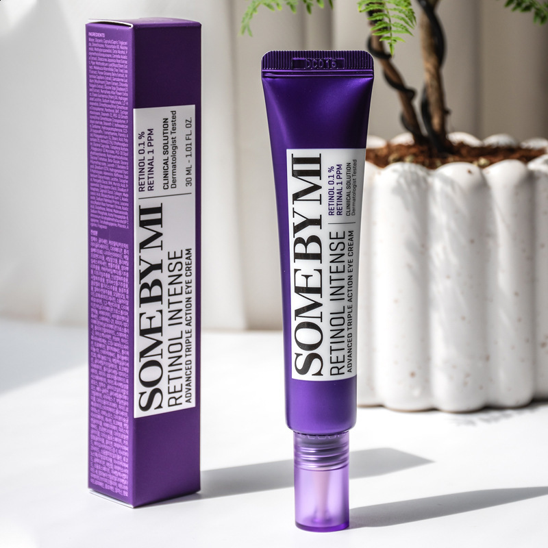 Retinol Intense Advanced Triple Action Eye Cream Diminishing Dark Circles Removing Fine Lines Moisturizing Eyes Cream Care 30ml 240624