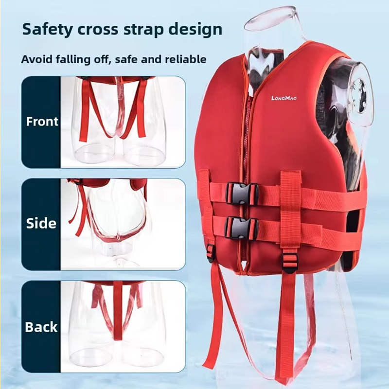 Rescue vest Life vest Life jackets Chloroprene rubber fabric, complete sizes for children and adults, fishing, rafting and boating, factory direct sal