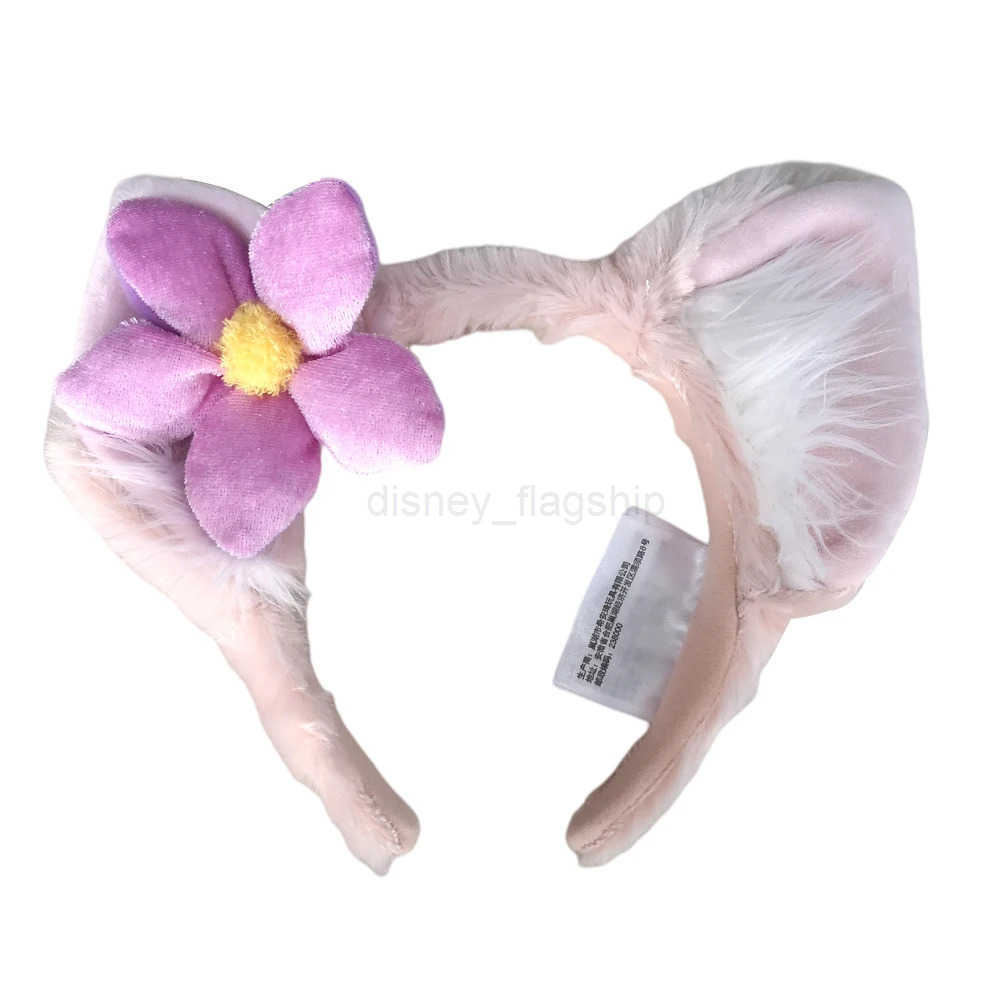 Disney 2024 high-quality Disney Minnie headband with sequined ears COSTUME Halloween cosplay plush gift mouse doll girl headbandXJ250504