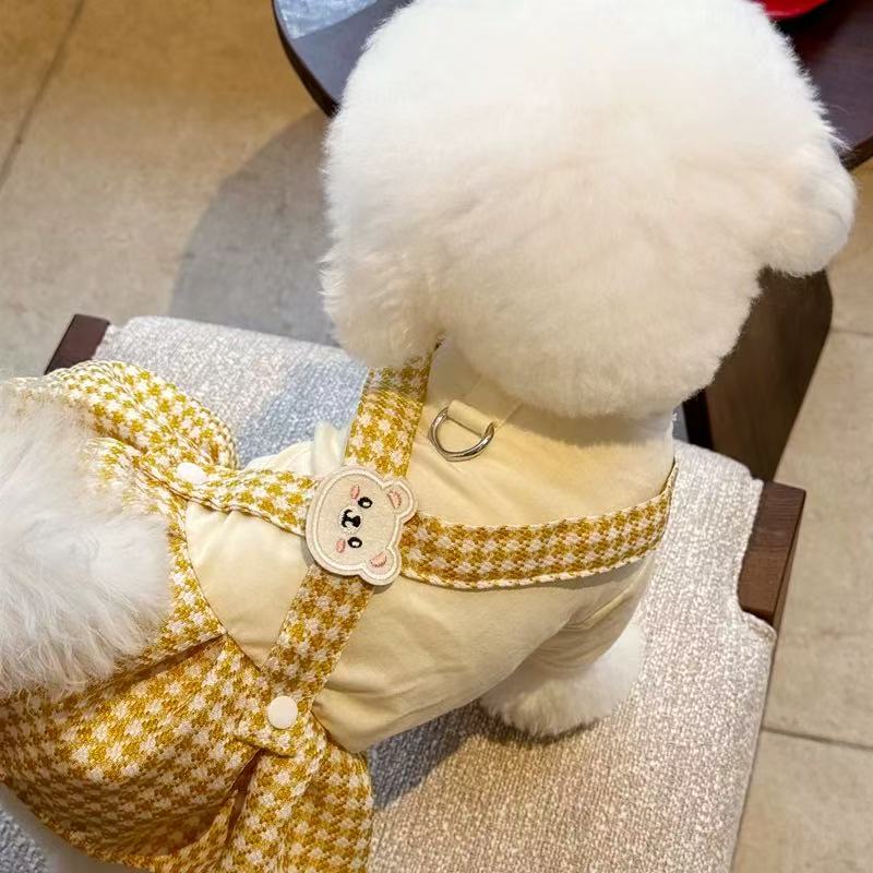 T00393 Summer Thin Dog Clothes Teddy Pomeranian Yorkshire Terrier Small Dog Maltese Bichon Frise Pet Princess Skirt