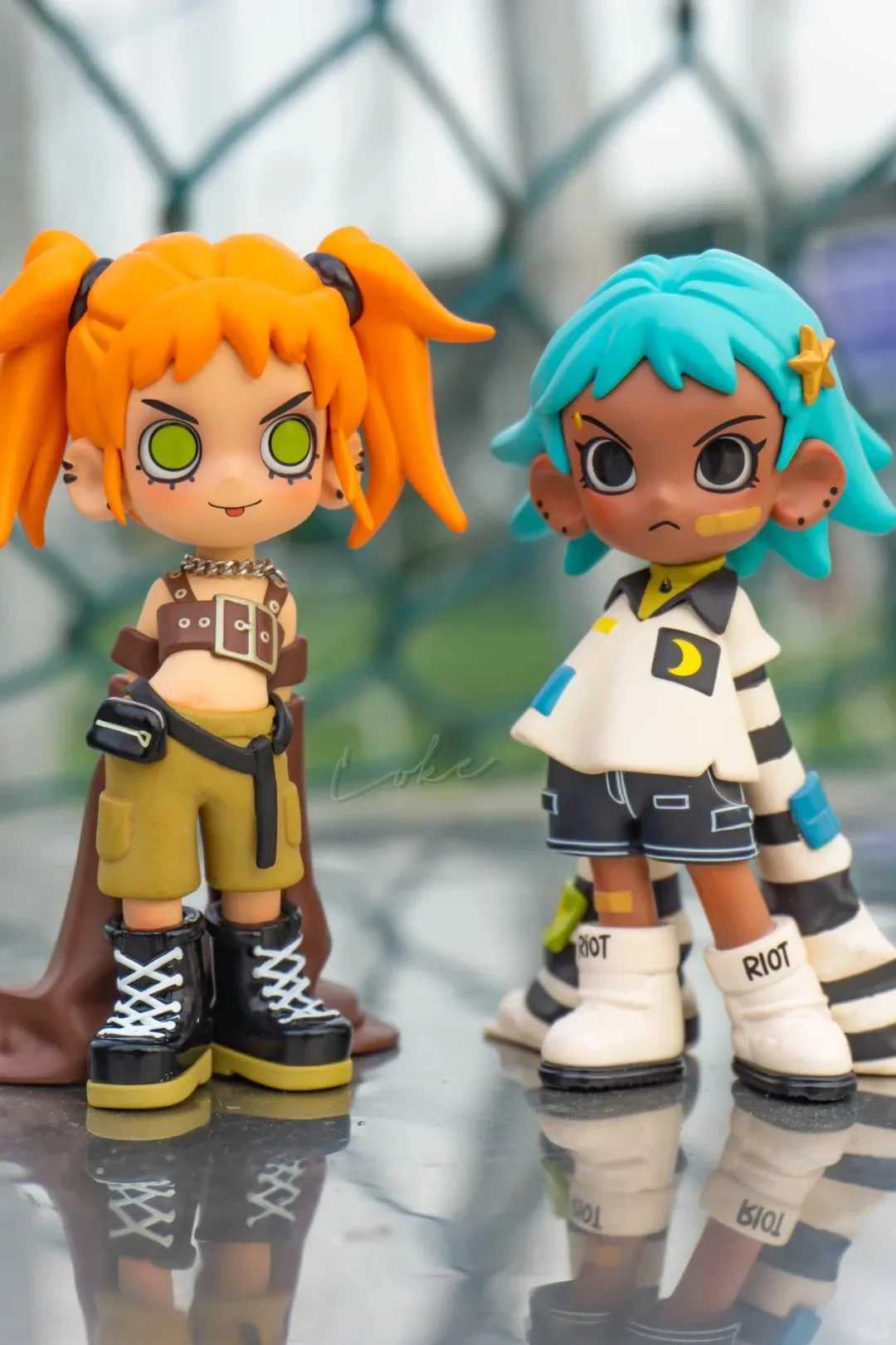 Lil Peach Riot Loading Series Blind Box PvcSweet and Hot Punk Band Mystery Box Dollty Lil Peach Riot Decorative Doll Gift Z250504