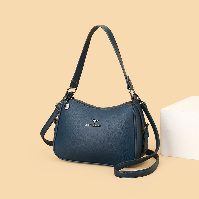 Free shipping hot-selling New simple fashionable versatile and elegant single-shoulder underarm bag, crossbody bag, high-end soft leather women's