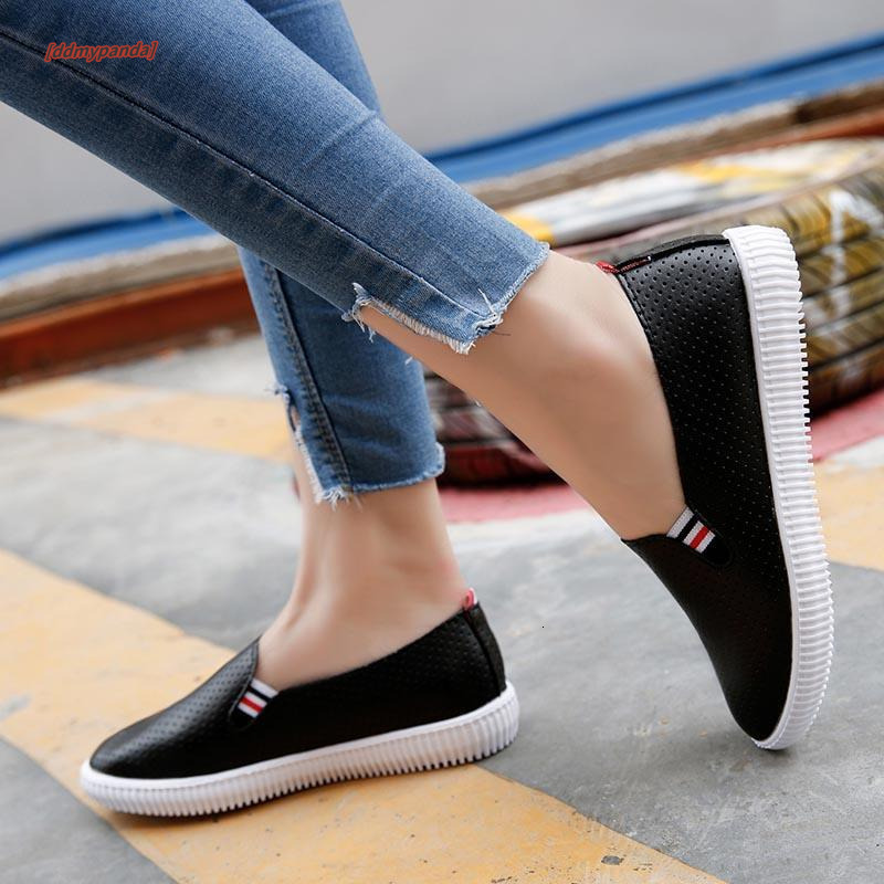 New Breathable Loafers Women Summer Slip-ons Korean Style Fashion Flat Boat Shoes ddmypanda