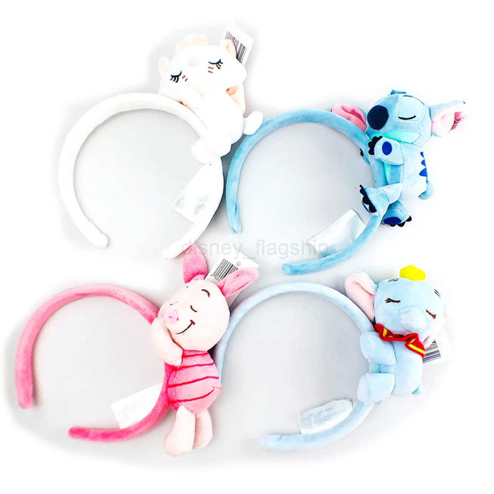 Disney Mickey Minnie Ear Headband Cartoon Animal Plush Ears COSTUME Halloween Headband Role Playing Plush Gift Doll Girl Party Hair BandXJ250504