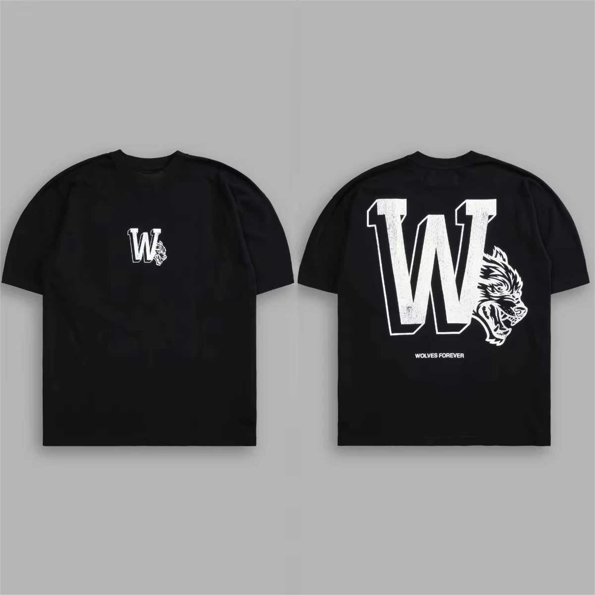 Wolf Sport T-shirt Oversized Printing Tshirt Workout Gym Mens Short Slve Casual Women Ts T Shirts X250504