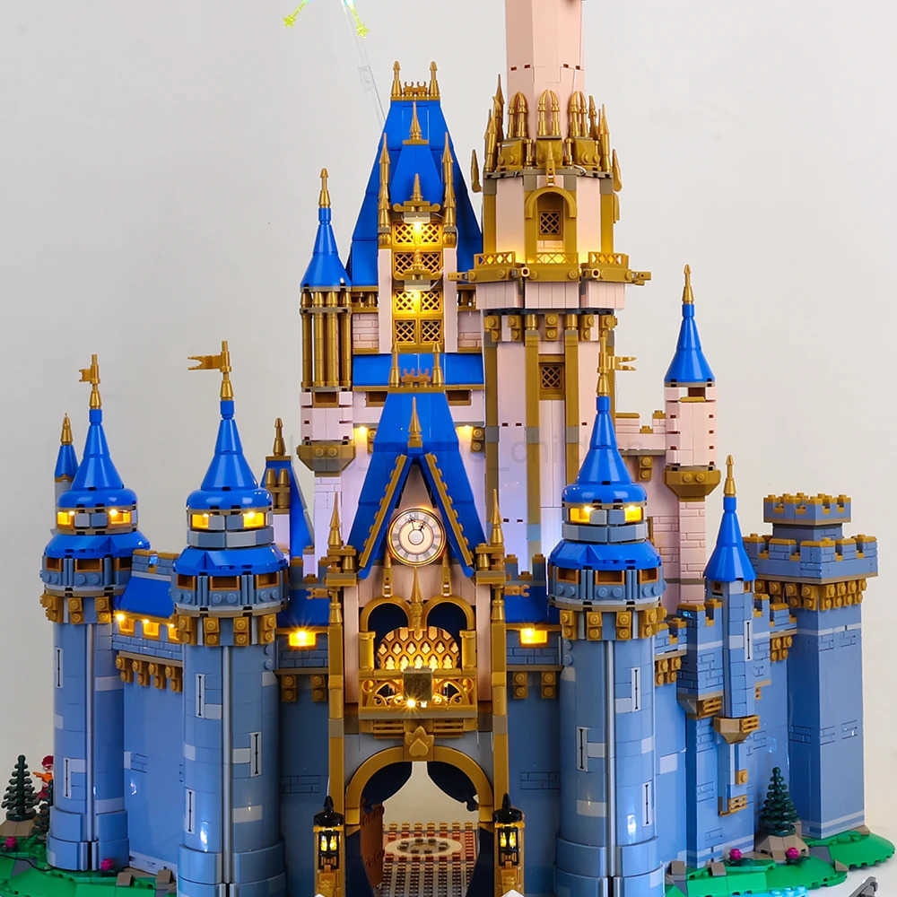 Disney 43222 Fairy Tale Princess Castle Building Blocks DIY Lighting Toys Gift Only for Lighting Set No Model W250504