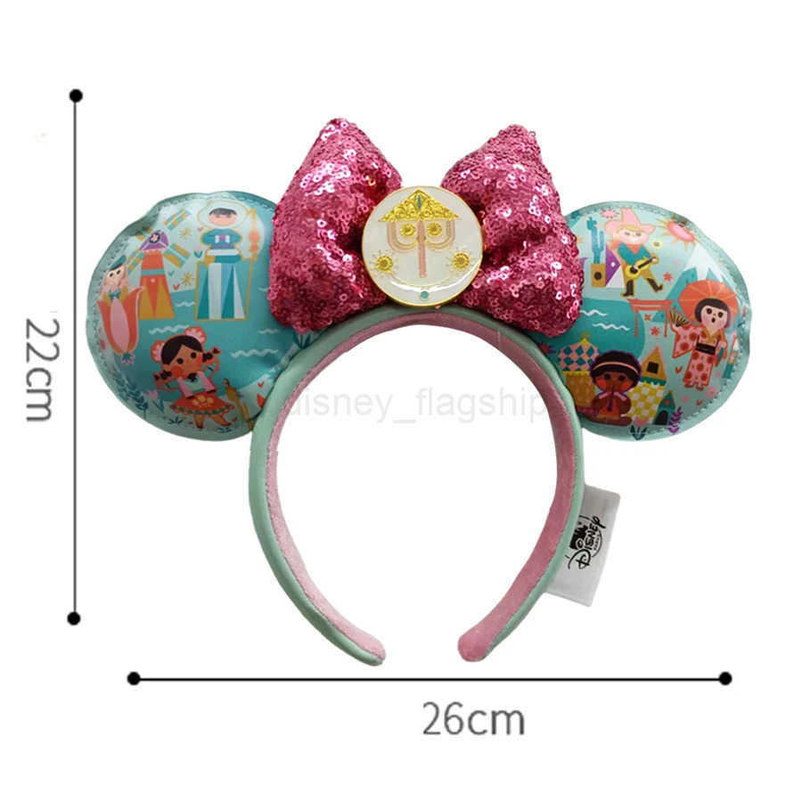 Disney 2025 Disney Mickey Minnie Mouse Headband Holiday Party Role Playing Hair Ears COSTUME Plush Adult/Children Headband GiftXJ250504